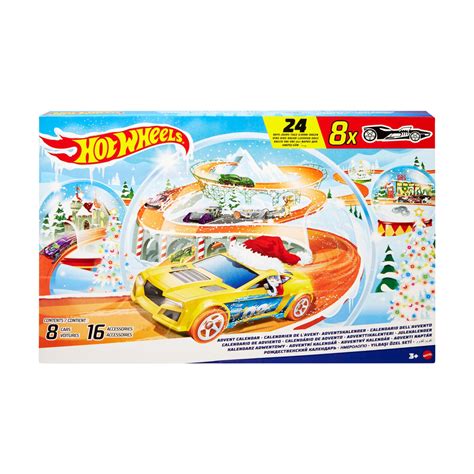 Ünnepi Hot Wheels Adventi naptár 24 meglepetéssel 2024 es kiadás eMAG hu