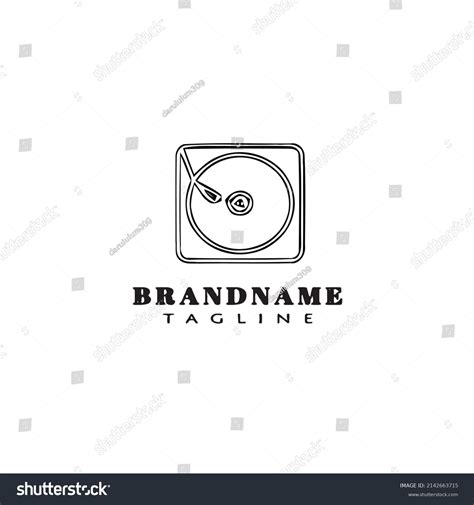 Old Record Player Logo Icon Design Stock Vector (Royalty Free ...