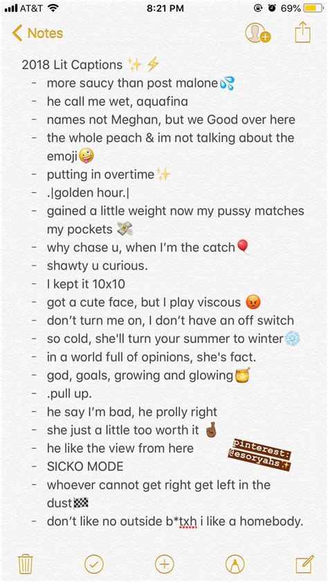 Awesome Lit Captions For Instagram Savage Lit Bio For Insta Hot Sex