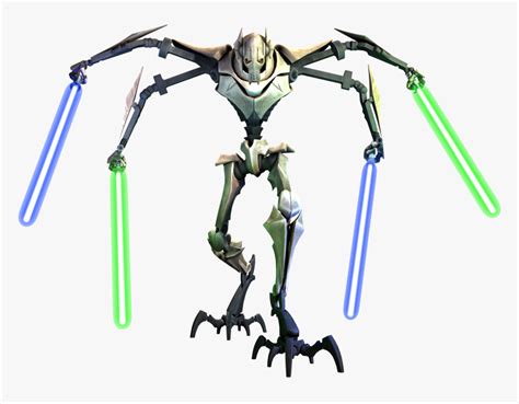 Generalgrievous Detail Star Wars Jedi Robot Hd Png Download