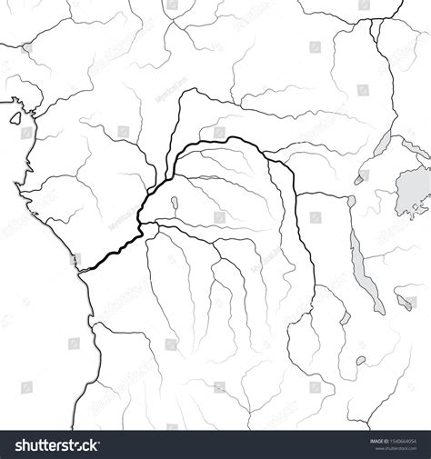 World Map Congo River Basin Equatorial Stock Illustration 1540664054 ...