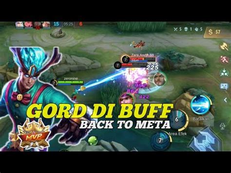 GORD DI BUFF DAMAGENYA GAK NGOTAK BUILD ITEM EMBLEM GORD TERSAKIT