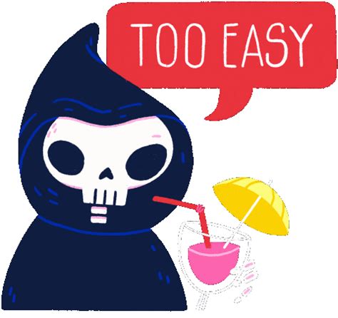 Grim Reaper Halloween Sticker for iOS & Android | GIPHY