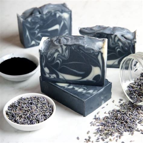 Lavender And Charcoal Soap Project Brambleberry Diy Soap Home Made