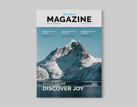 Travel Magazine Template on Behance