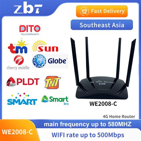 Zbt Mbps G Router G Lte Wifi Modem With Sim Card Slot Gbps Home