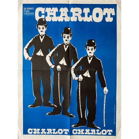 Affiche De Cinéma Française De Charlot 60x80 Cm