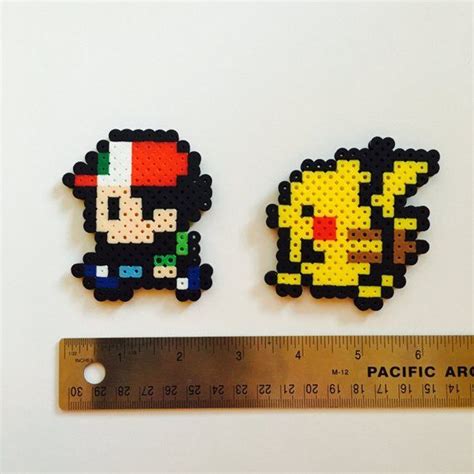 Pikachu Hama Beads Nerdy Perler Beads Perler Bead Art Girls Night