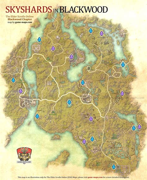 Blackwood Map The Elder Scrolls Online Blackwood Eso