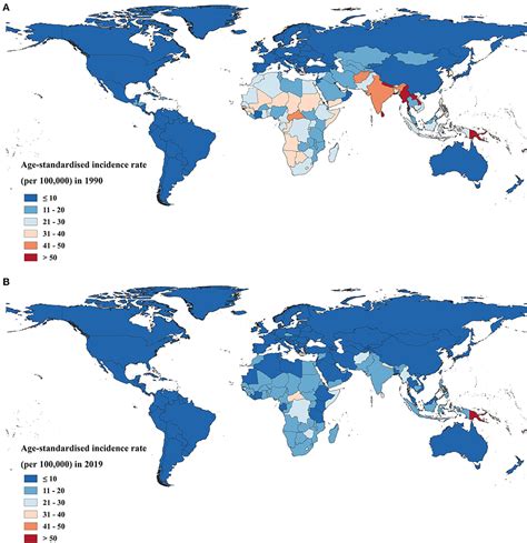 Frontiers Global Trends In The Incidence And Mortality Of Asthma From