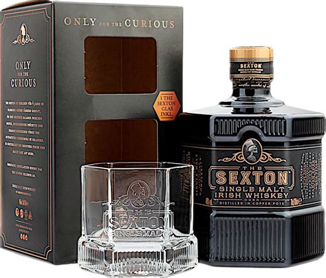 West Cork The Sexton Single Malt Irish Whiskey 0 7l 40 Geschenkset Mit Glas Ab 35 90