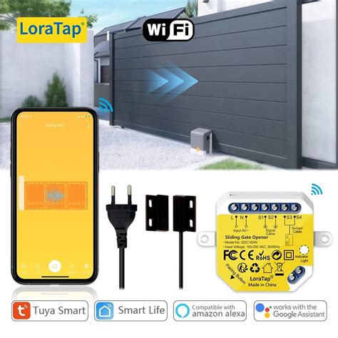 Loratap Garagem Porta Sensores Abridor Controlador Interruptor Wifi