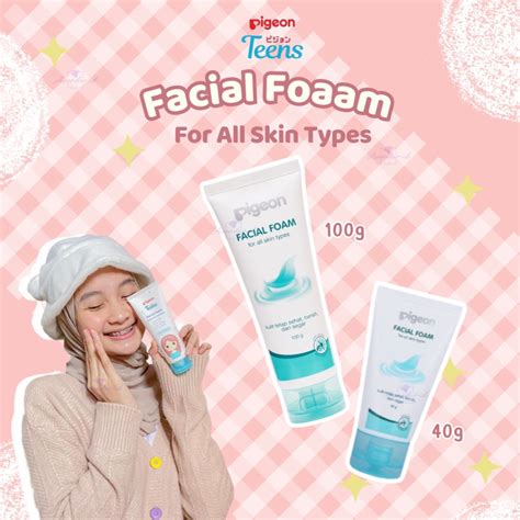 Jual Get Gift Pigeon Teens Facial Foam All Skin Type Facial Wash