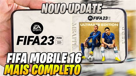 SAIU FIFA 16 MOBILE OFFLINE A MELHOR UPDATE E ATUALIZAÇÃO MAIS