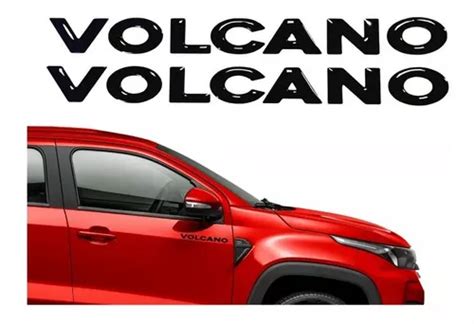 Par Adesivos Nova Fiat Strada 2020 2021 Resinado Volcano Cor VULCANO