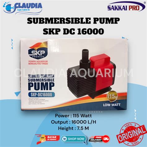 Jual Mesin Pompa Celup Submersible Pump Aquarium SAKKAI PRO SKP DC