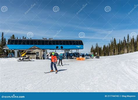 REVELSTOKE, CANADA - MARCH 16, 2021: Revelstoke Mountain Ski Resort ...