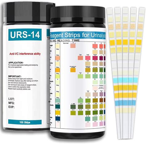 100ct 14 Parameters UTI Test Strips For Women Men Easy To Use For