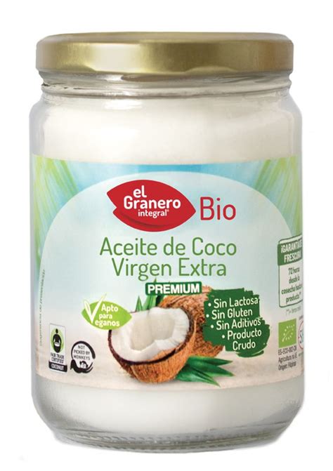 Aceite de Coco Virgen Bio 1 Litro de El Granero La Dietética Barcelona