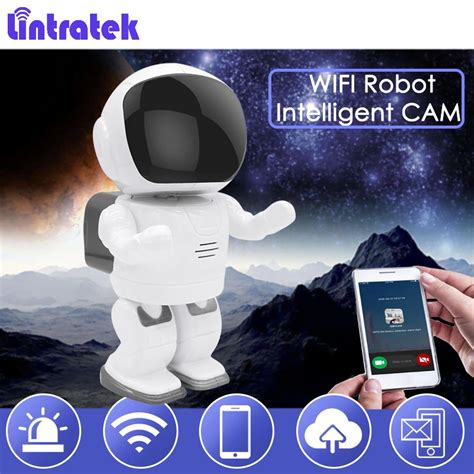 Lintratek Robô Câmera IP Monitor Do Bebê Wi fi 960 P Vigilância CCTV