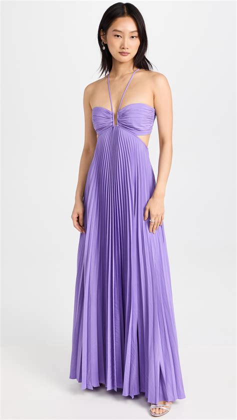 A L C Moira Dress In Purple Lyst