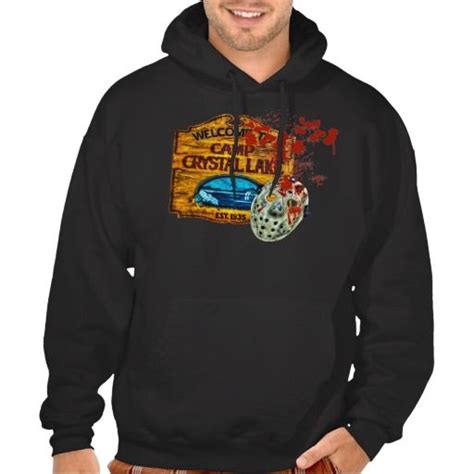 Camp Crystal Lake Jason Voorhees Friday 13th Sweatshirts Hoodie