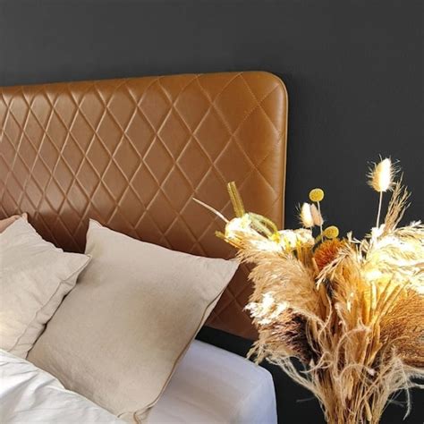 Leather Headboard Etsy