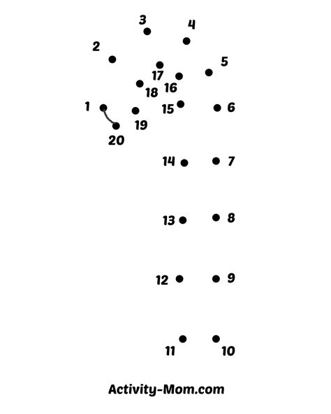 Printable Dot To Dot 1 20