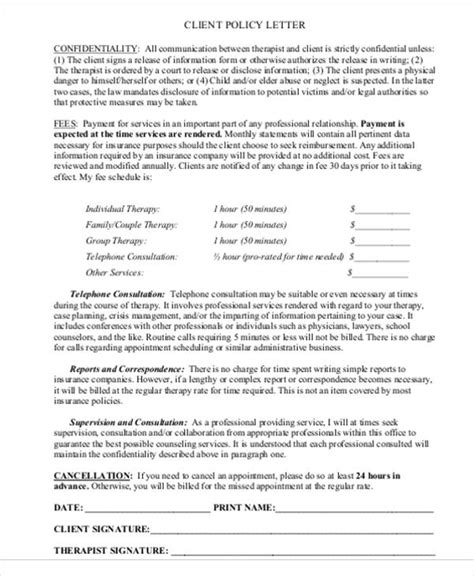 Missed Appointment Letter Template 6 Free Word Pdf Format Download