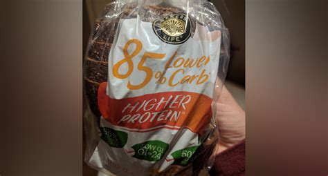 Aldi Bakers Life 85 Lower Carb Bread Check Labels