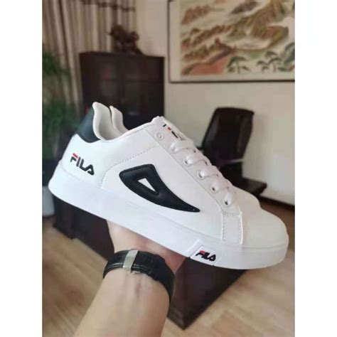 New Fila Korean Inspired Low Cut Leather Womens Shoes High Quality With