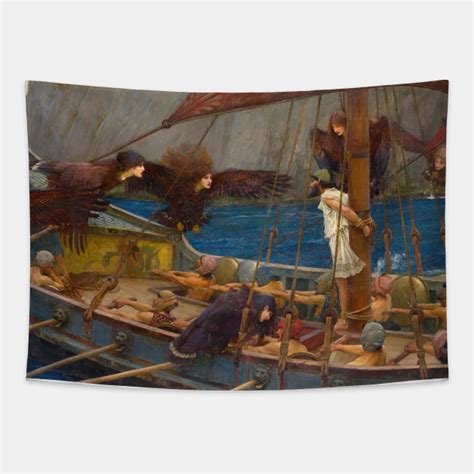 Ulysses And The Sirens By John William Waterhouse John William