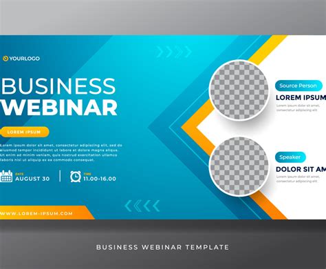 Business Webinar Poster Background