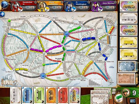 Ticket To Ride карта