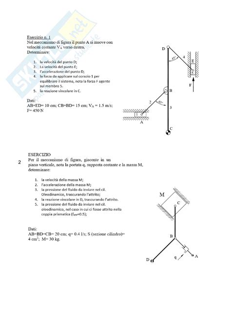Tutti Gli Esercizi Svolti Di Meccanica Applicata Alle Macchine