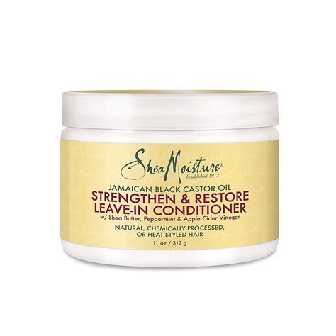 Sheamoisture Jamaican Black Castor Oil Strengthen And Restore Leave In