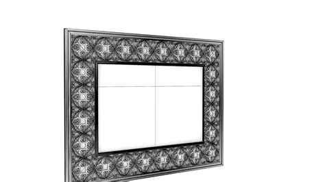 Carved Picture Frame 3d Model 24 Fbx Obj Max Free3d