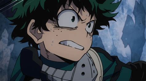 Deku Angry Expression Drawing