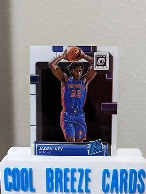 Jaden Ivey 2022 23 Panini Donruss Optic Rated Rookie Detroit Pistons EBay