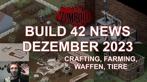 Build 42 News Dezember 2023 Project Zomboid Deutsch Tiere