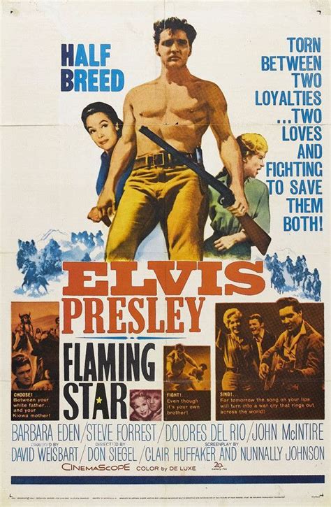 Flaming Star 1960 Elvis Presley DVD Classic Movie Posters Movie