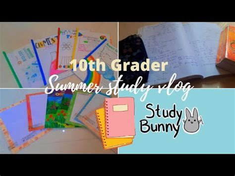 Th Grader Study Vlog Summer Edition A Day In Life Of Cbse Th