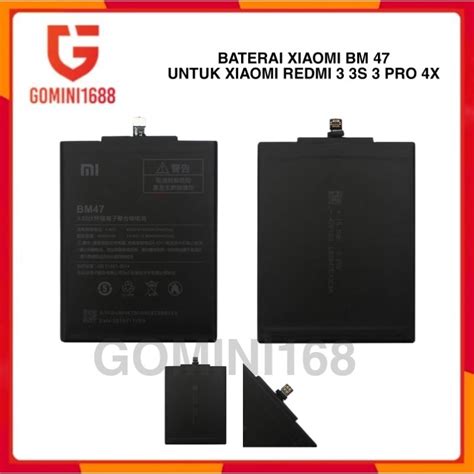 Jual Baterai Hp Xiaomi Redmi S Pro X X Bm Batrai Batre