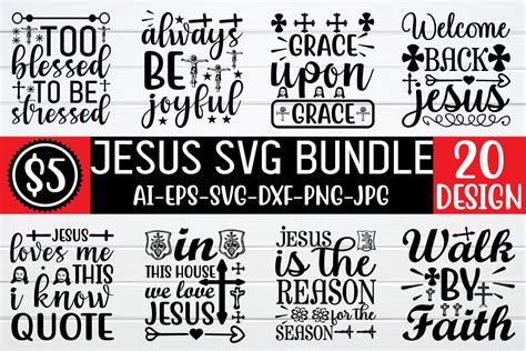 Jesus Svg Bundle Graphic By Suriayaaktere4 · Creative Fabrica