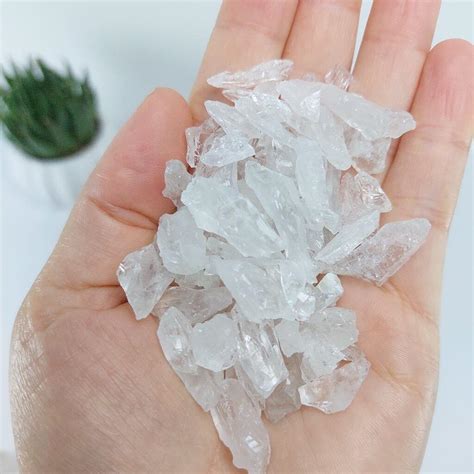 Comprar Cascalho De Pedra Cristal De Quartzo Natural Bruto Gramas