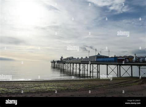 Paignton Pier, Paignton Beach, Devon Stock Photo - Alamy