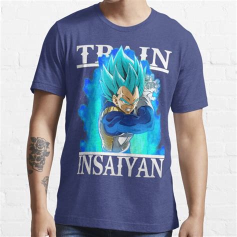 Train Insaiyan Super Saiyan Blue Vegeta T Shirt For Sale By