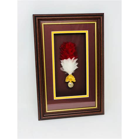 The Royal Regiment of Fusiliers Framed Cap Badge & Hackle – Fusiliers ...