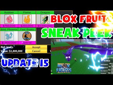 Blox Fruits Update 15 SNEAK PEEK!!!😲 New Info! - YouTube