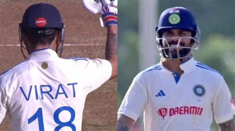 Virat Kohli Celebrates His First Boundary After Facing 80 Balls On Day